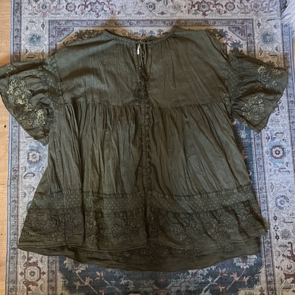 Free People Feeling Blue green tunic / dress - Picture 6 of 12